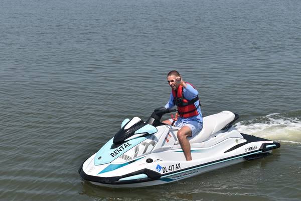 Jet ski action shot Rehoboth Bay August 2025
