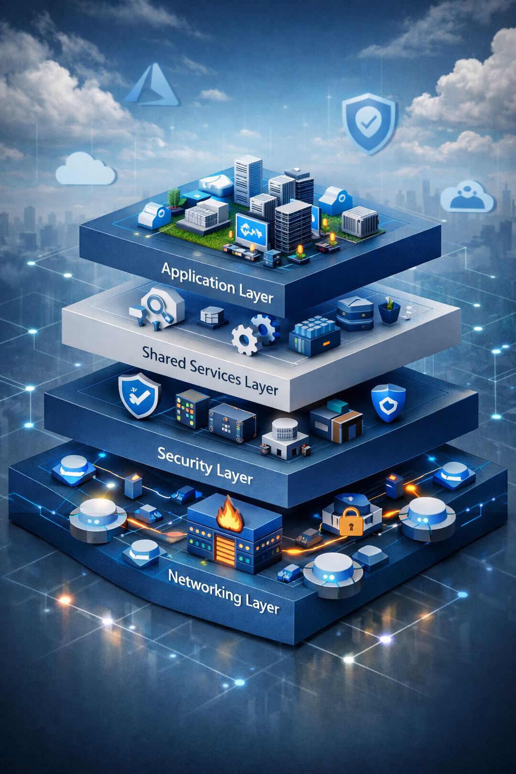 The layered architecture: how enterprise Azure infrastructure is structured