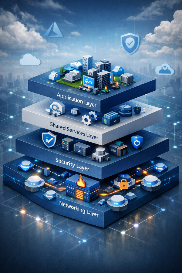 The layered architecture: how enterprise Azure infrastructure is structured