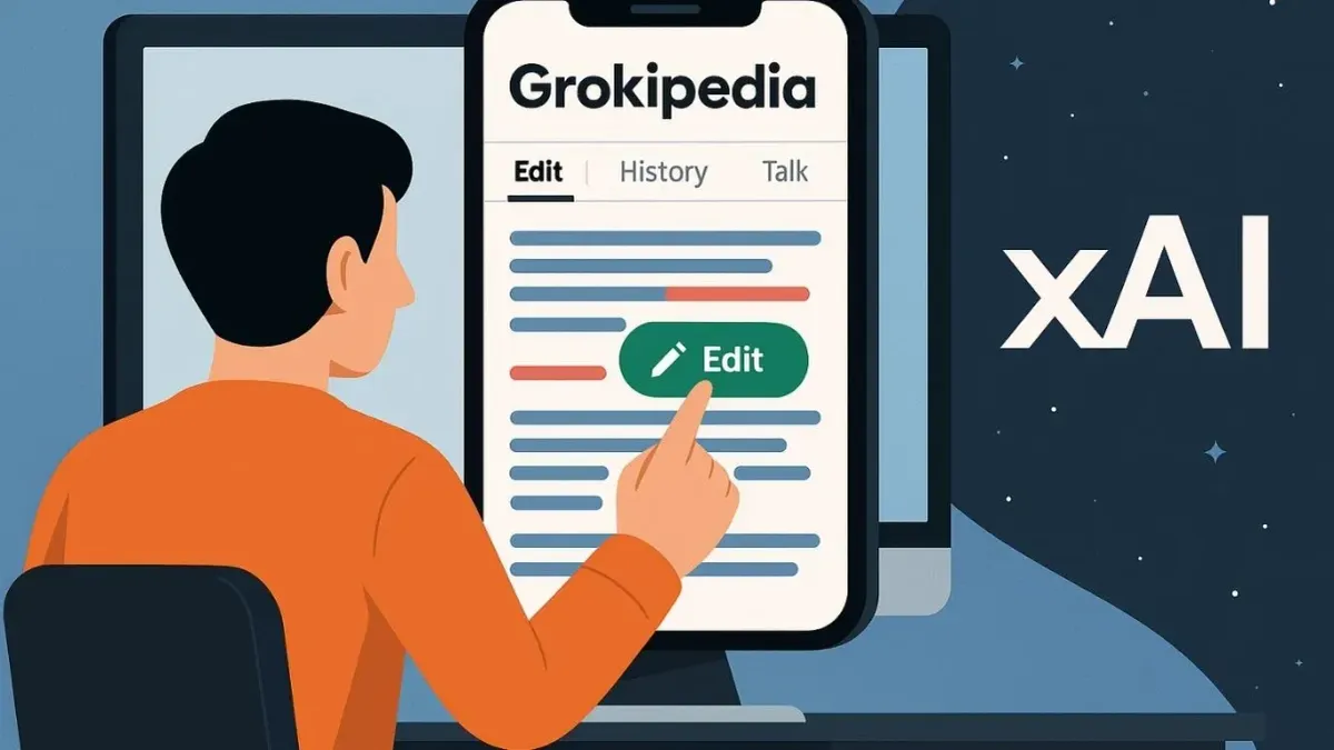 xAI Tests User Edit System On Grokipedia Amid Wikipedia Clash