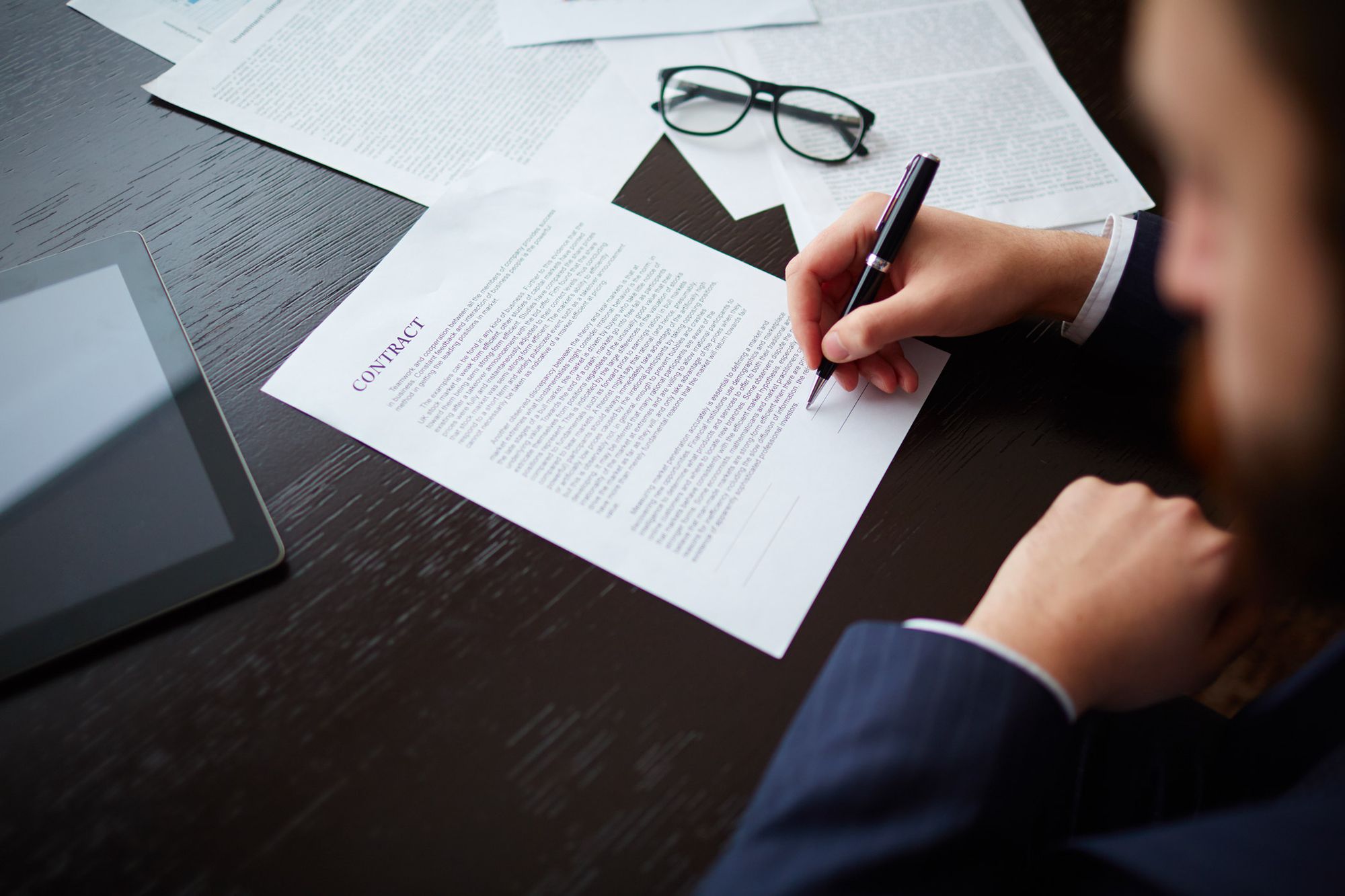 Firma di un contratto