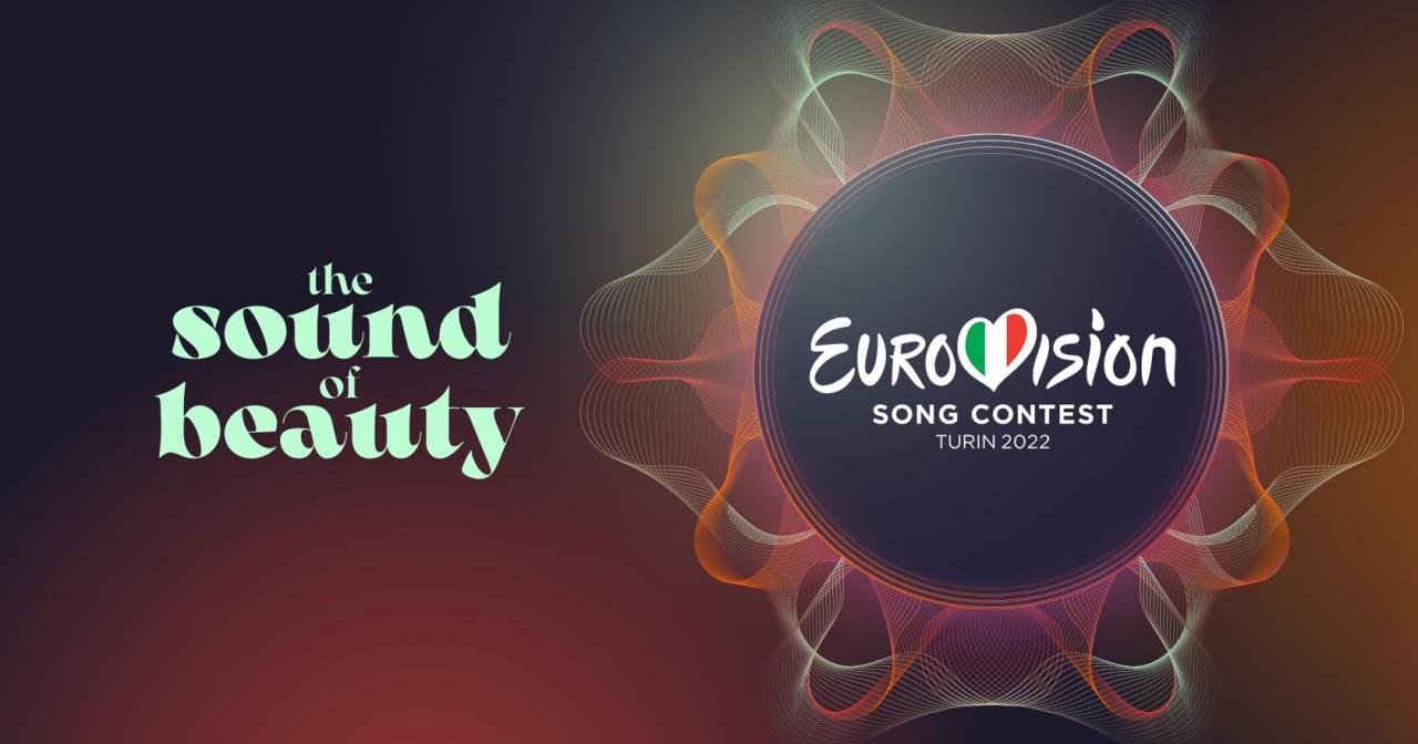 Eurovision Song Contest 2022 logo and slogan (The Sound of Beauty) 
