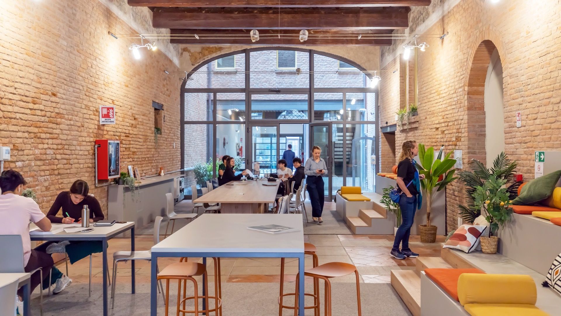 Common area in a campus