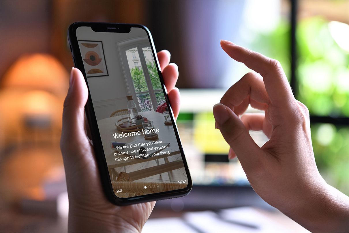 Schermata home App DoveVivo