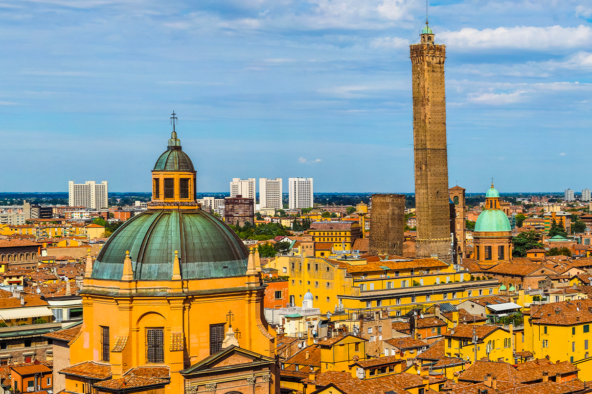 Vista su Bologna