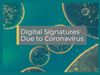 Use of Digital Signatures Due to Coronavirus