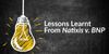Analysis of Lessons Learnt From Natixis v. BNP From a Different Perspective