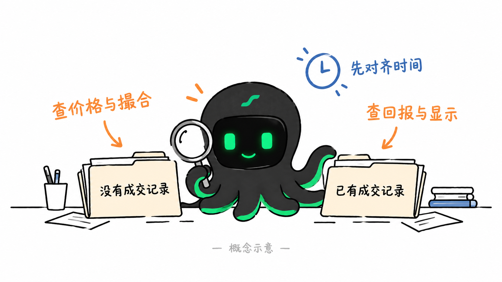 按是否已有成交记录区分价格撮合问题与回报显示问题