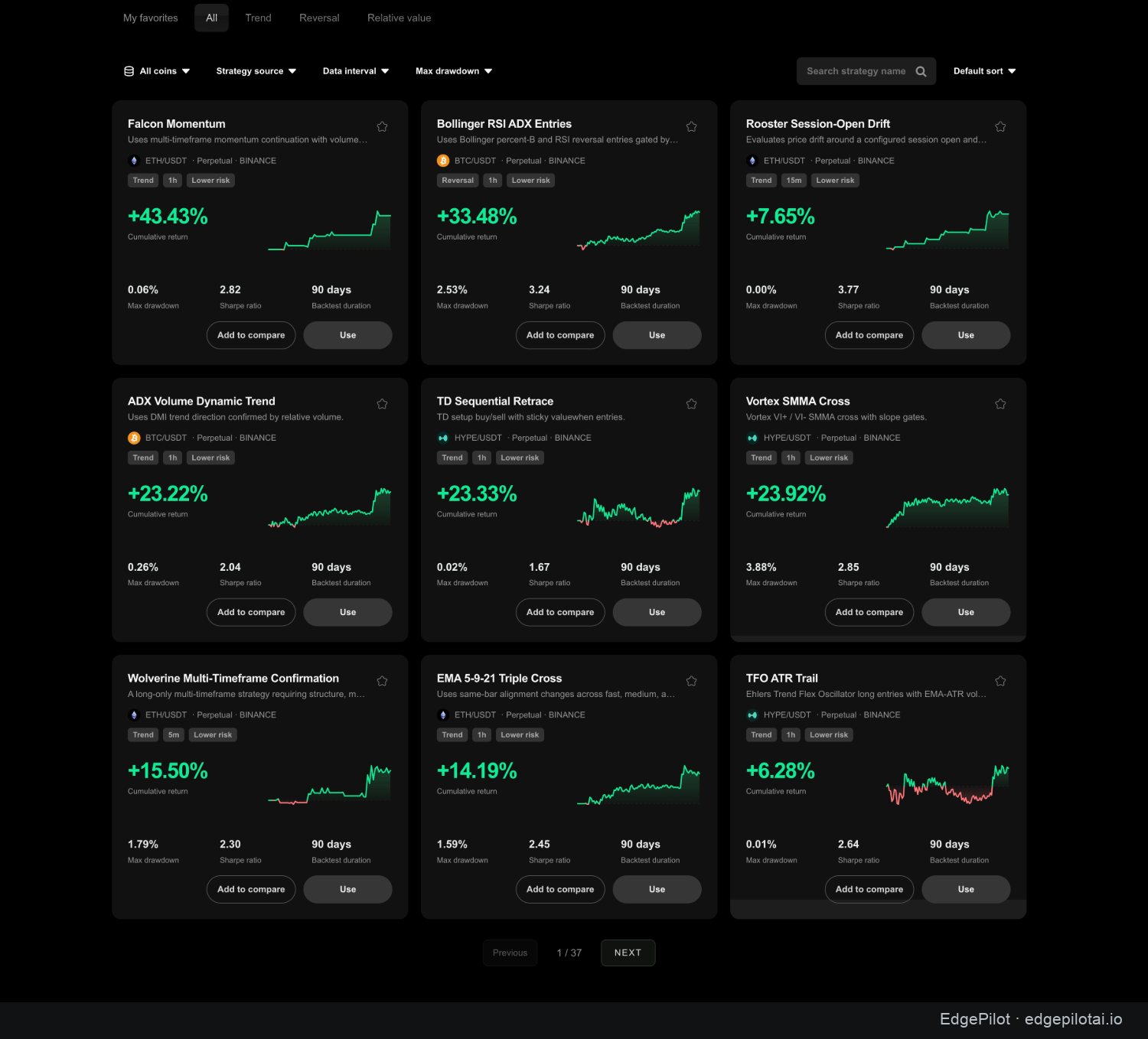 EdgePilot screenshot