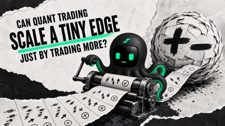 Trading repetition amplifies both a small edge and trading costs