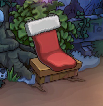 frog paradise christmas socks