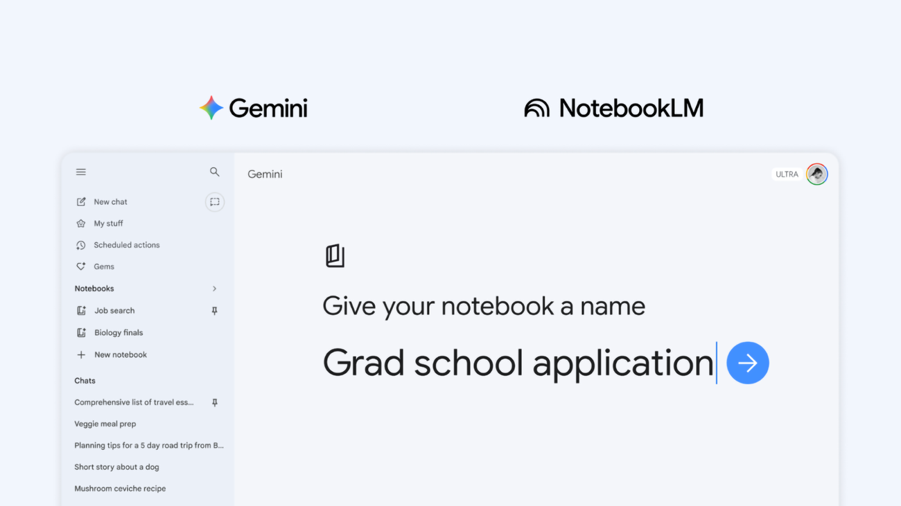 Gemini añade visualizaciones interactivas en chat y notebooks tipo NotebookLM