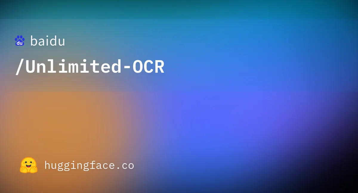 Baidu publica Unlimited OCR: 40+ páginas en una sola pasada