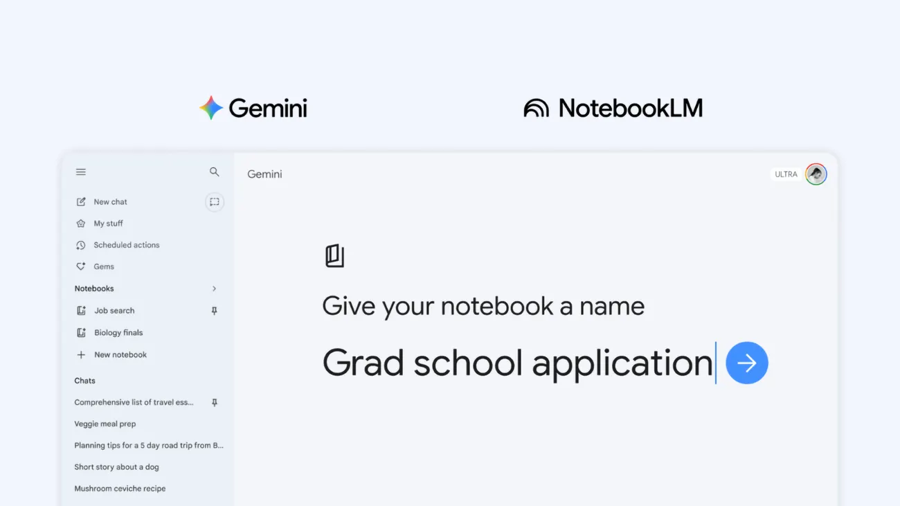 Gemini añade visualizaciones interactivas en chat y notebooks tipo NotebookLM