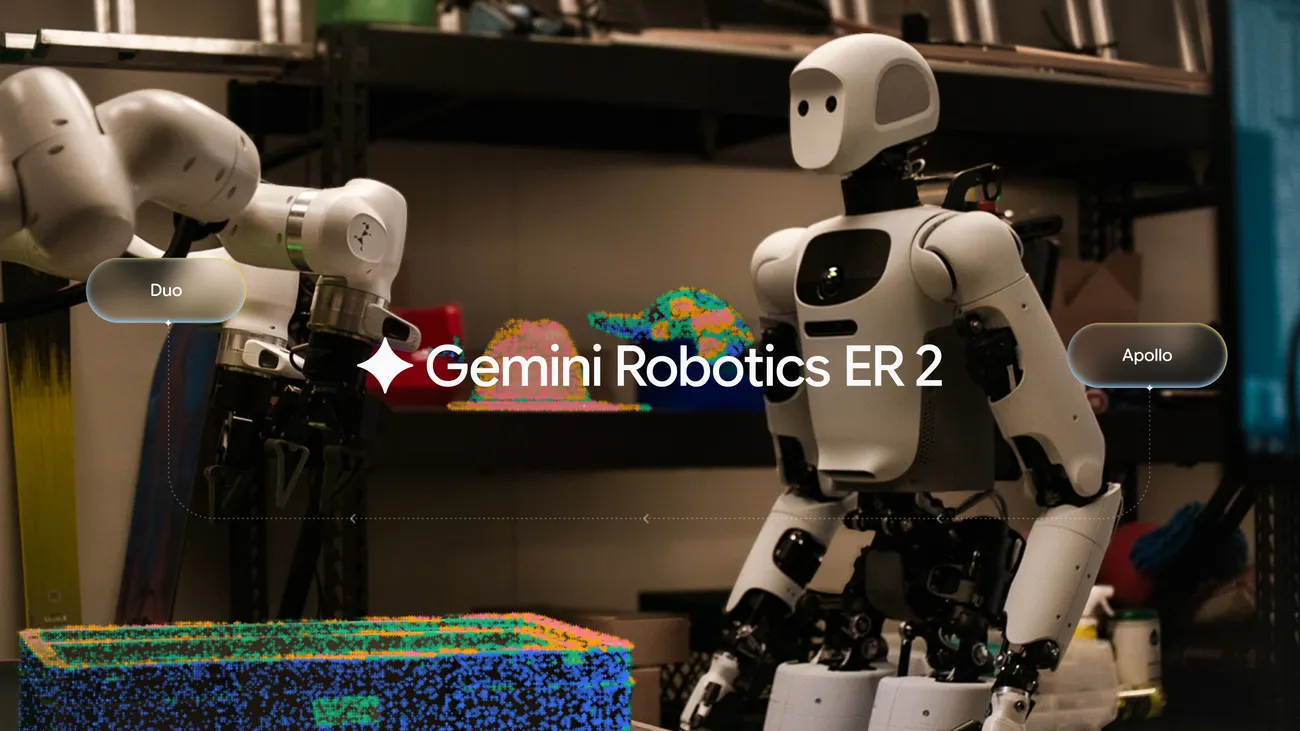 Gemini Robotics ER 2 coordina varios robots y acierta el 91,3% en vídeo