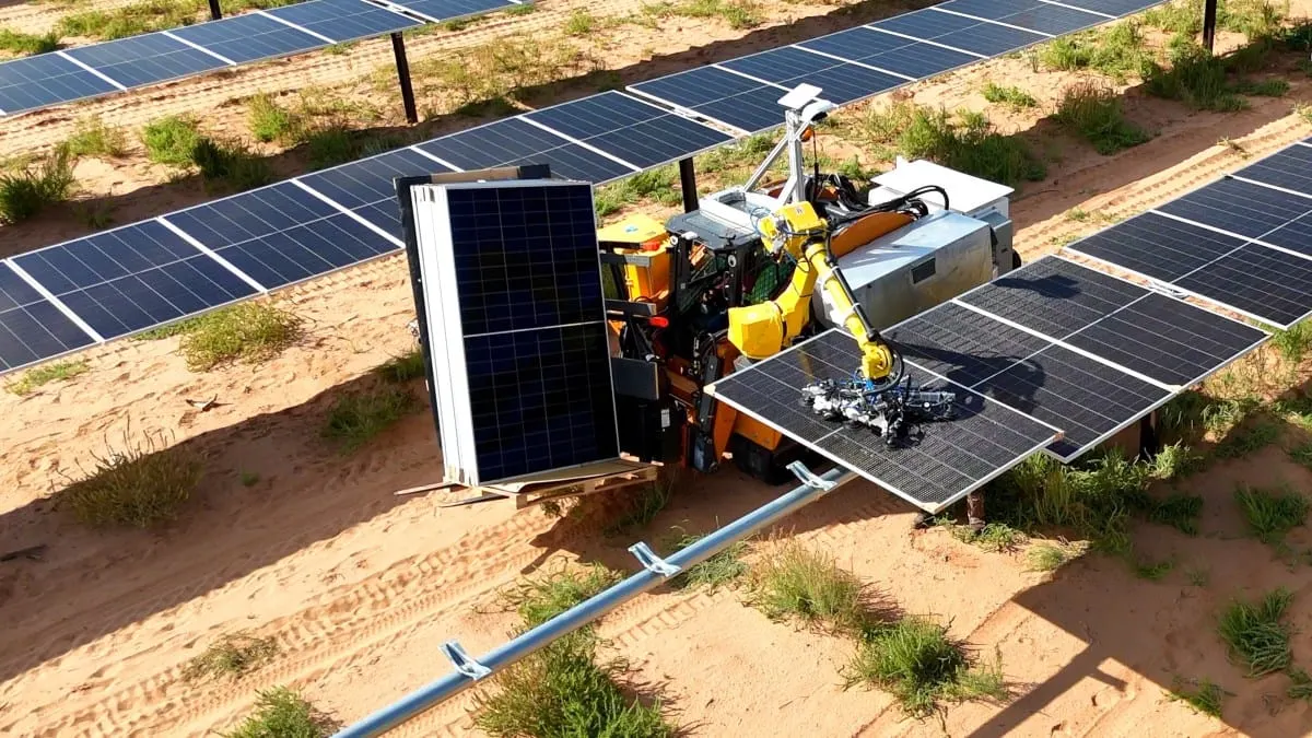 Gritt sale del anonimato con 32 millones para robots que montan plantas solares a 4 veces la velocidad humana