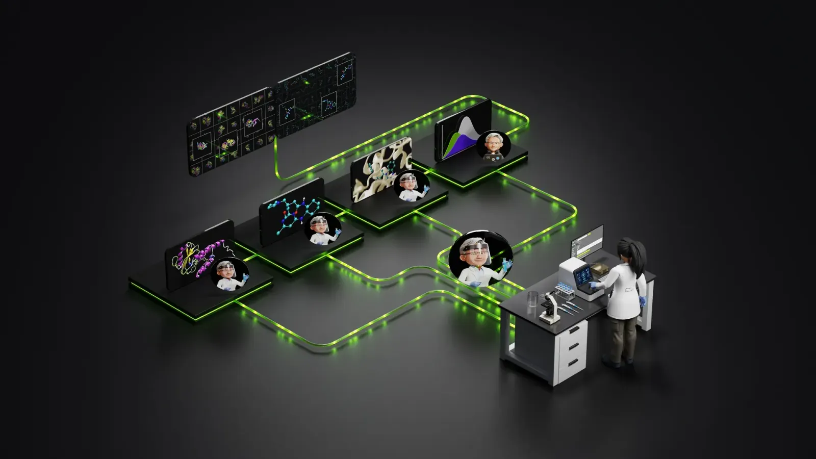 Nvidia lanza BioNeMo Agent Toolkit para agentes que diseñan moléculas