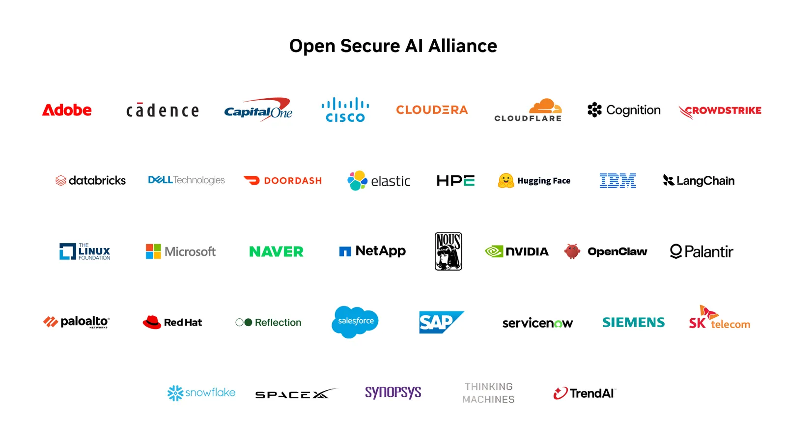 Nvidia y Microsoft lanzan la Open Secure AI Alliance con 37 empresas y sin OpenAI