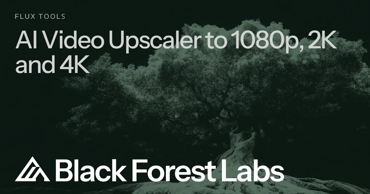 Black Forest Labs lanza un reescalador de vídeo a 4K que regenera el fotograma en vez de interpolarlo