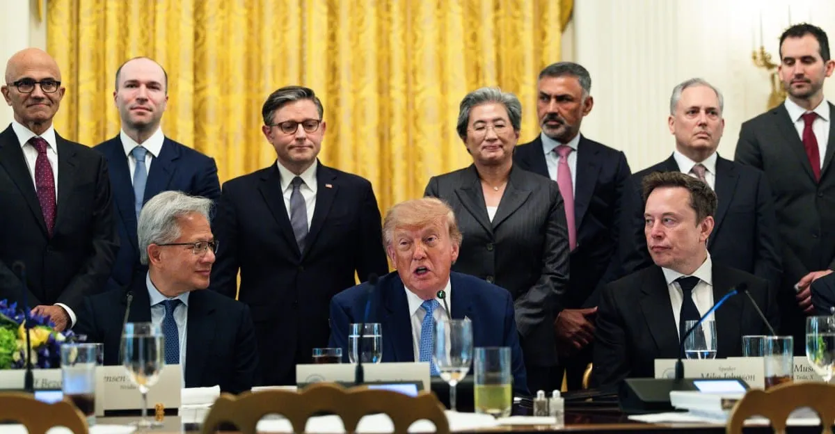 Casa Blanca: seis jefes de la IA prometen vigilarse sin ley