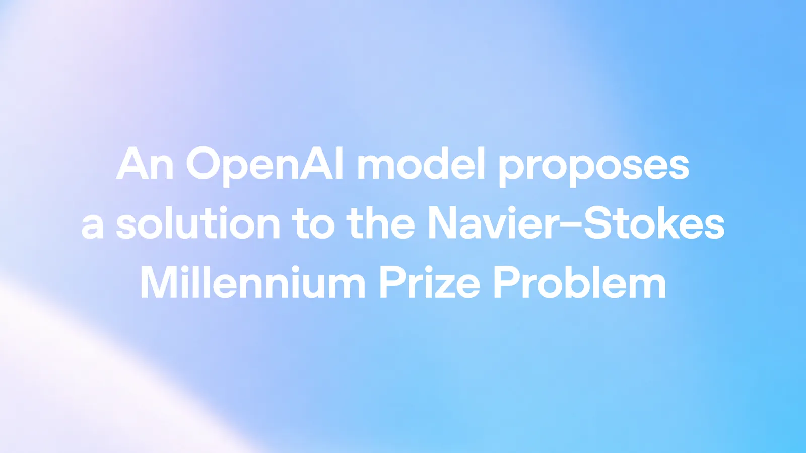 OpenAI resuelve Navier-Stokes con 10.000 agentes en 88 horas y estalla la pelea por el crédito