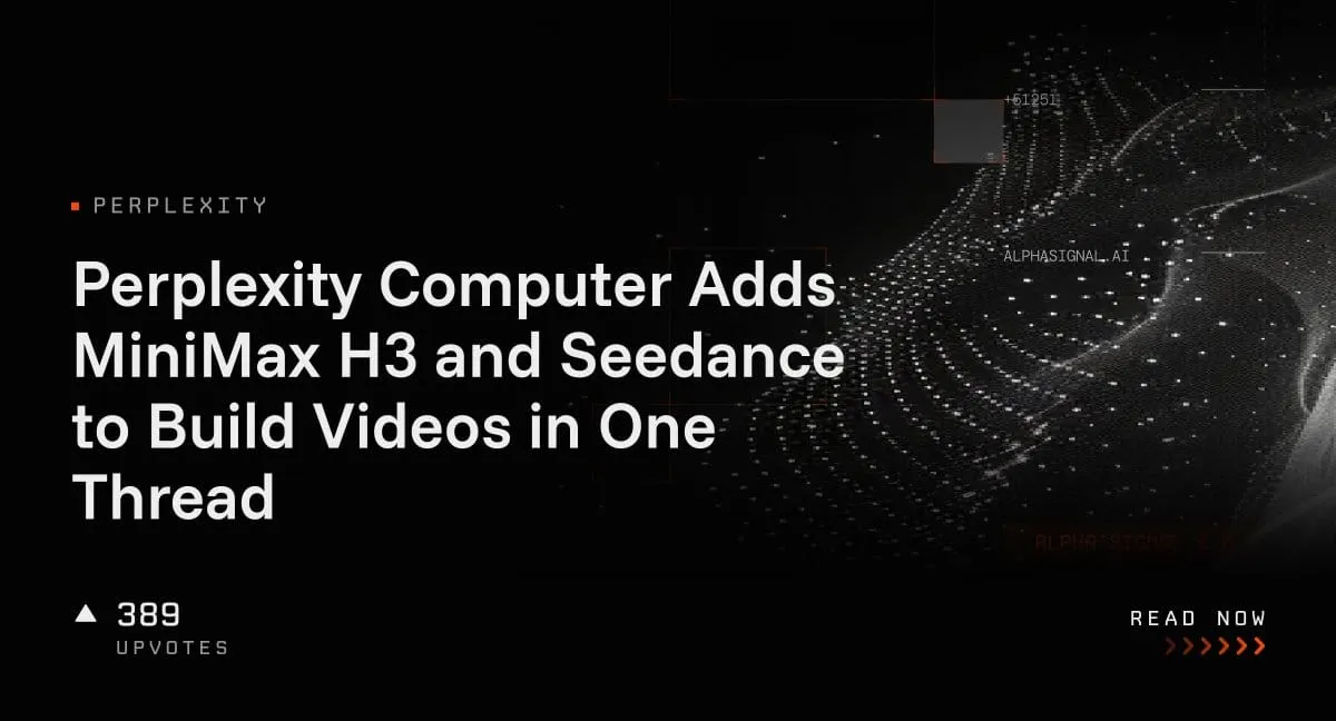 Perplexity Computer ya hace vídeo con Seedance 2.5 y MiniMax H3