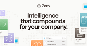 Zaro convierte datos dispersos de empresa en apps a medida, equipo de Poly.ai y Convergence (ex-Salesforce)