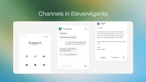 Los agentes de ElevenLabs ya responden por SMS, Telegram, Intercom y Freshdesk