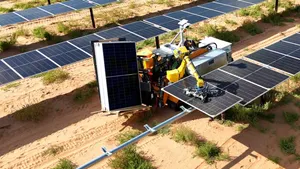 Gritt sale del anonimato con 32 millones para robots que montan plantas solares a 4 veces la velocidad humana