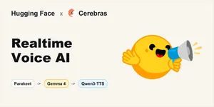 Hugging Face y Cerebras corren Gemma 4 a 1.851 tokens por segundo para voz en tiempo real