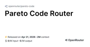OpenRouter lanza Pareto Code: ruteo automático al modelo de coding más barato por encima de un umbral de calidad