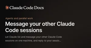 Claude Code deja que una sesión avise a otra de lo que acaba de cambiar