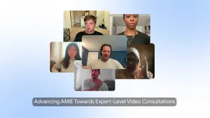 Google prueba AMIE en consulta por vídeo y los pacientes prefieren el vídeo al chat
