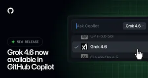 Grok 4.6 entra en GitHub Copilot por ocho frentes, incluidos JetBrains, Xcode y Eclipse