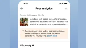Un millón de personas han denunciado posts con el botón de IA de LinkedIn y sus vistas caen un 40%