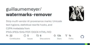 Un borrador de marcas de agua de IA supera las 12.900 estrellas en GitHub días después de que Anthropic explicara las suyas