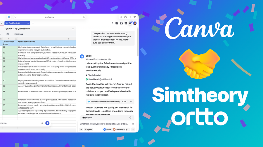 Canva compra Simtheory y Ortto para entrar en agentes de marketing y workflows de campaña