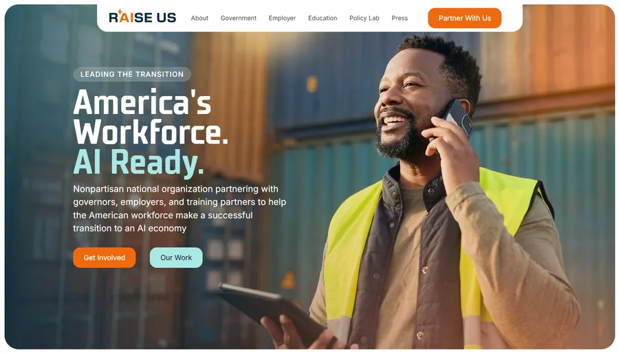 Raise US debuta con Microsoft, Amazon y OpenAI para reciclar a 50M de trabajadores americanos