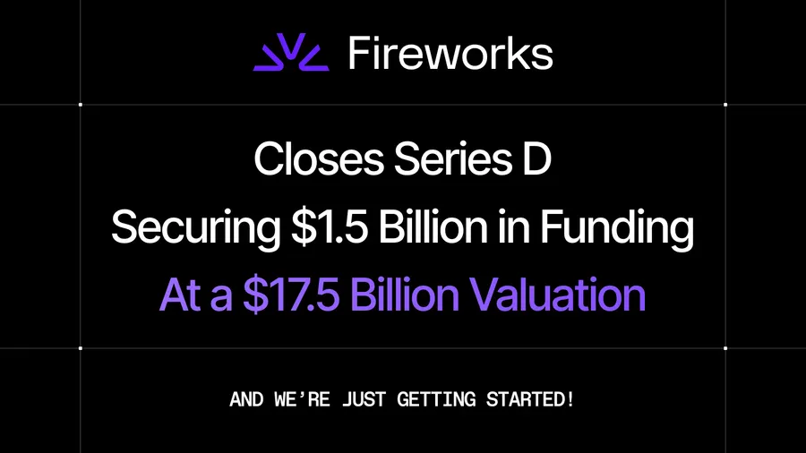 Fireworks levanta 1.505 millones a una valoración de 17.500 millones