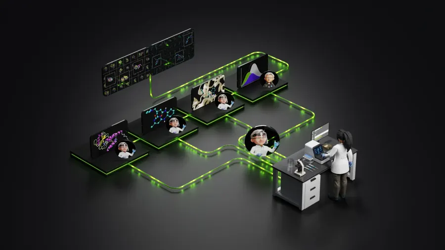 Nvidia lanza BioNeMo Agent Toolkit para agentes que diseñan moléculas