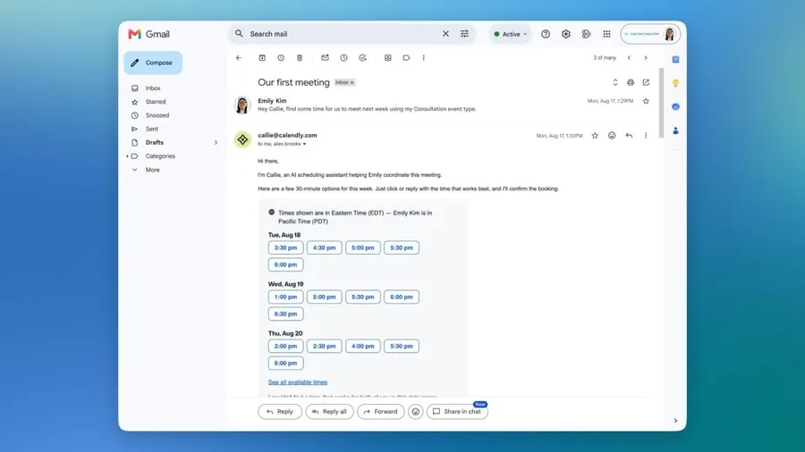 Calendly lanza Notetaker y Callie y entra en un mercado con una docena de competidores