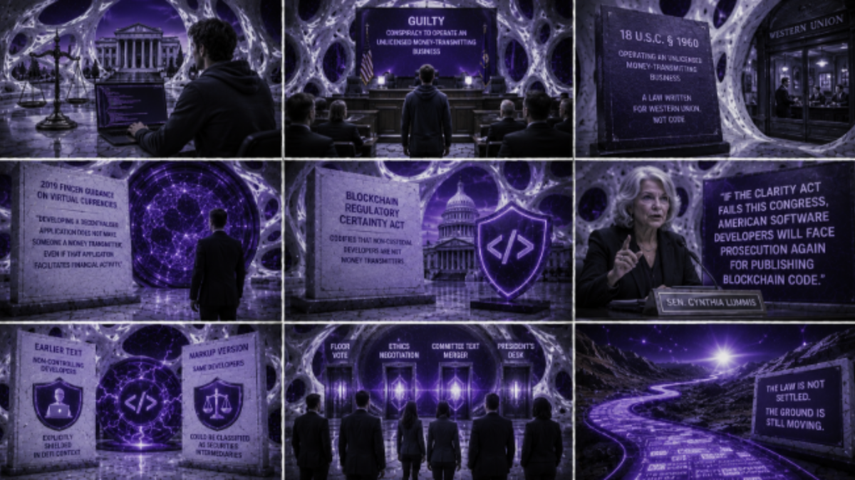 Blockchain Code and Criminal Liability: What Sen. Lummis's CLARITY Act Warning Reveals