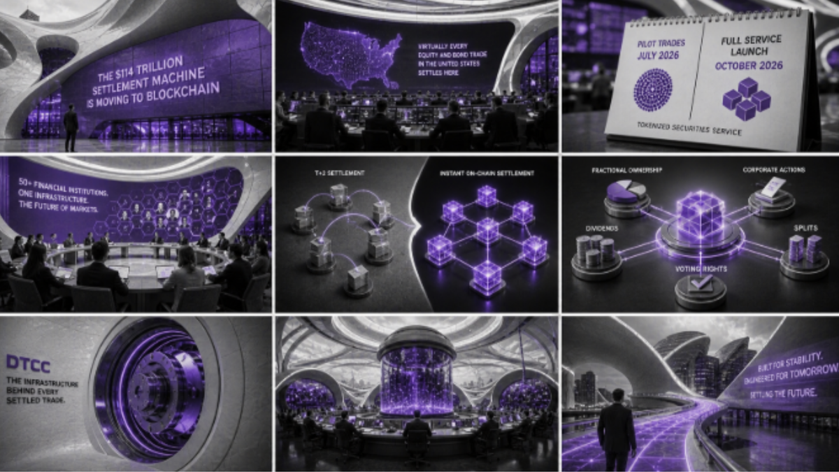 DTCC Tokenization Service 2026: The $114 Trillion Settlement Machine Is Moving to Blockchain