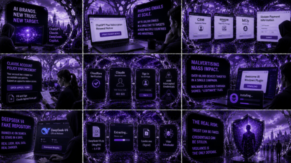 AI Brand Fraud: How Threat Actors Turned ChatGPT, Claude and DeepSeek Into Phishing Bait