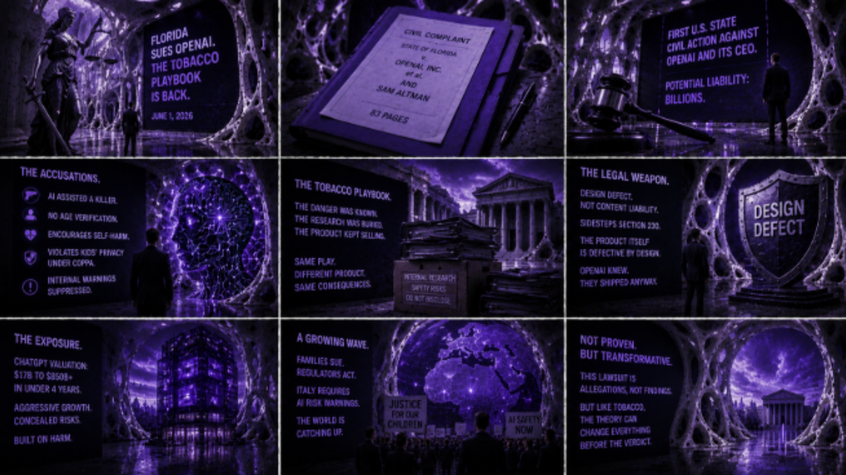 Florida Sues OpenAI. The Tobacco Playbook Is Back.
