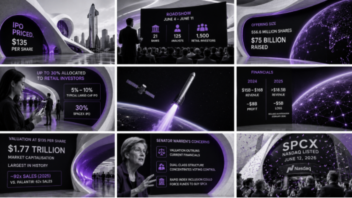 SpaceX IPO: $135 Per Share, $75 Billion Raised, and a $1.77 Trillion Bet on What Orbit Becomes Worth
