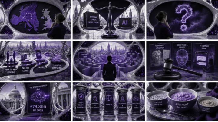 AI Regulation in the UK and The Course of 'Goldilocks Porridge'