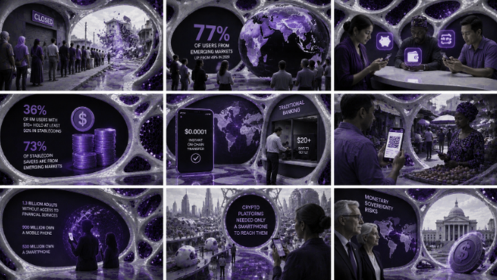 Crypto replacing banks in emerging markets: Binance's 2026 data