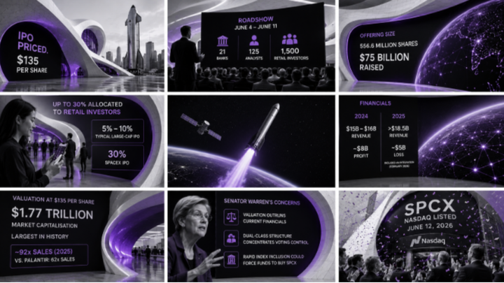 SpaceX IPO: $135 Per Share, $75 Billion Raised, and a $1.77 Trillion Bet on What Orbit Becomes Worth