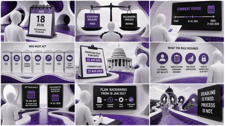 GENIUS Act Rulemaking Deadline: The Agencies Opened a Comment Window That Closes a Month After It